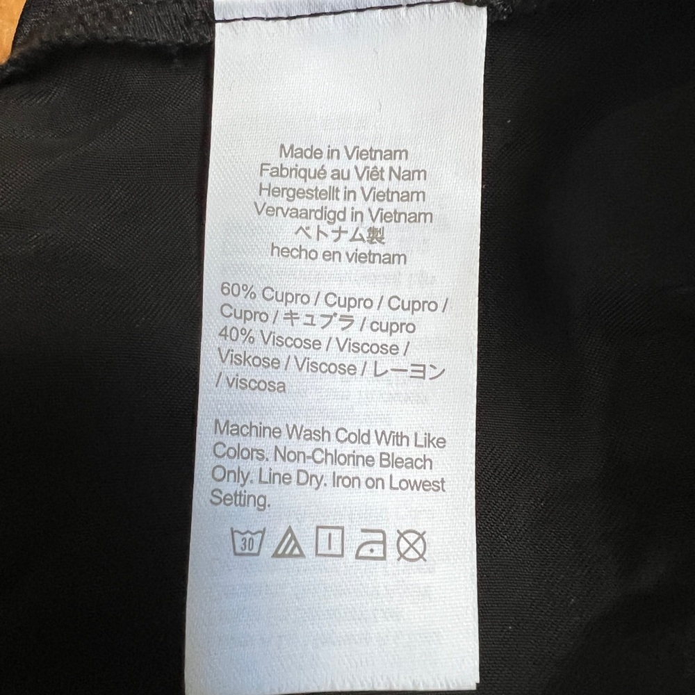NWT J. Crew Black Cupro Elastic Waist Drawstring Joggers sz 2 - Picture 5 of 10